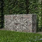 Gabion mand 200x50x100 cm gegalvaniseerd staal 200 x 50 x 100 cm