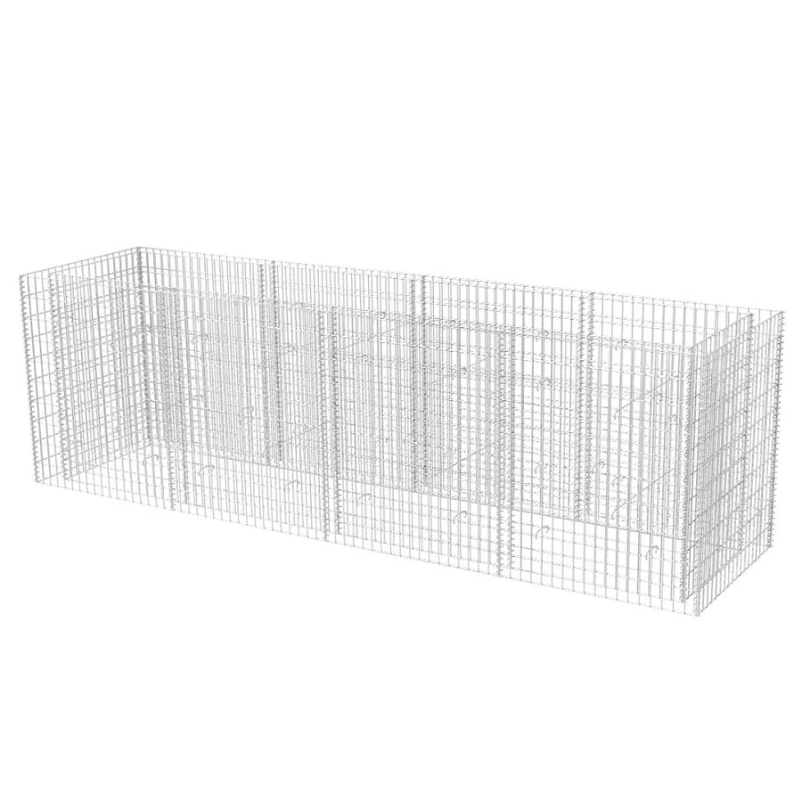 Gabion Plantenbak Verhoogd Staal 360 x 90 x 100 cm