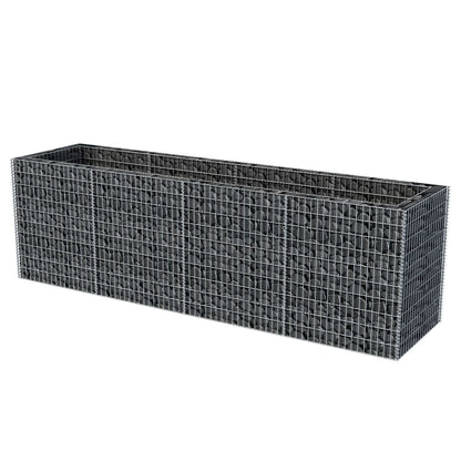 Gabion Plantenbak Verhoogd Staal 360 x 90 x 100 cm