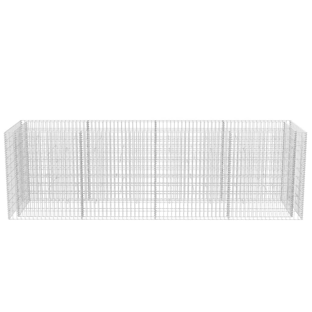Gabion Plantenbak Verhoogd Staal 360 x 90 x 100 cm