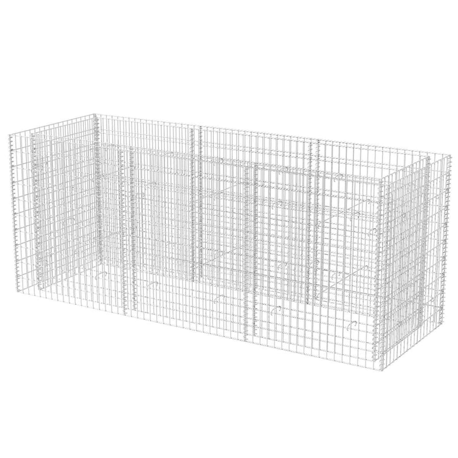 Gabion Plantenbak Verhoogd Staal 270 x 90 x 100 cm