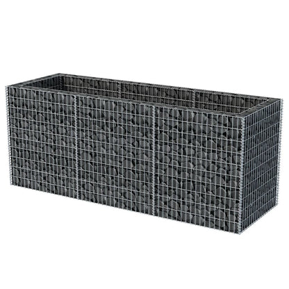 Gabion Plantenbak Verhoogd Staal 270 x 90 x 100 cm