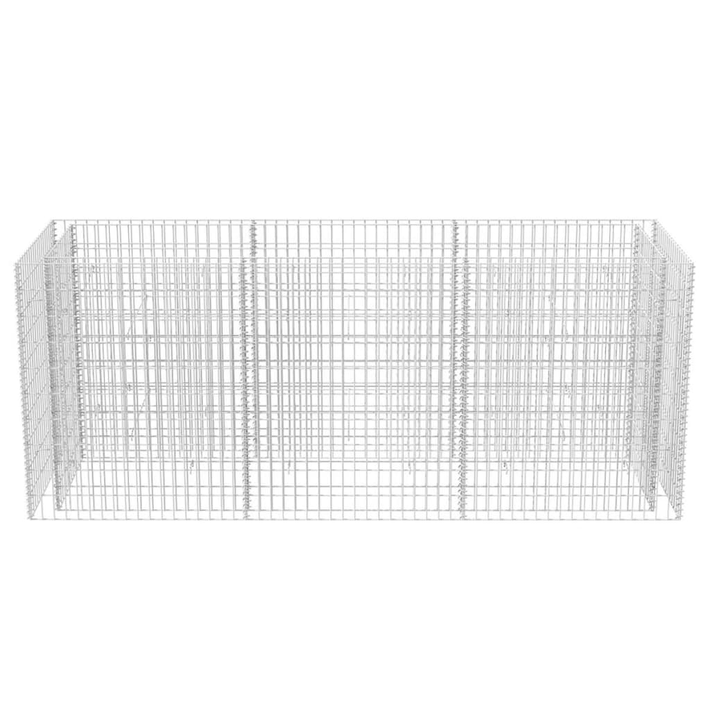 Gabion Plantenbak Verhoogd Staal 270 x 90 x 100 cm