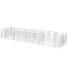 Gabion Plantenbak Verhoogd Staal 360 x 90 x 50 cm