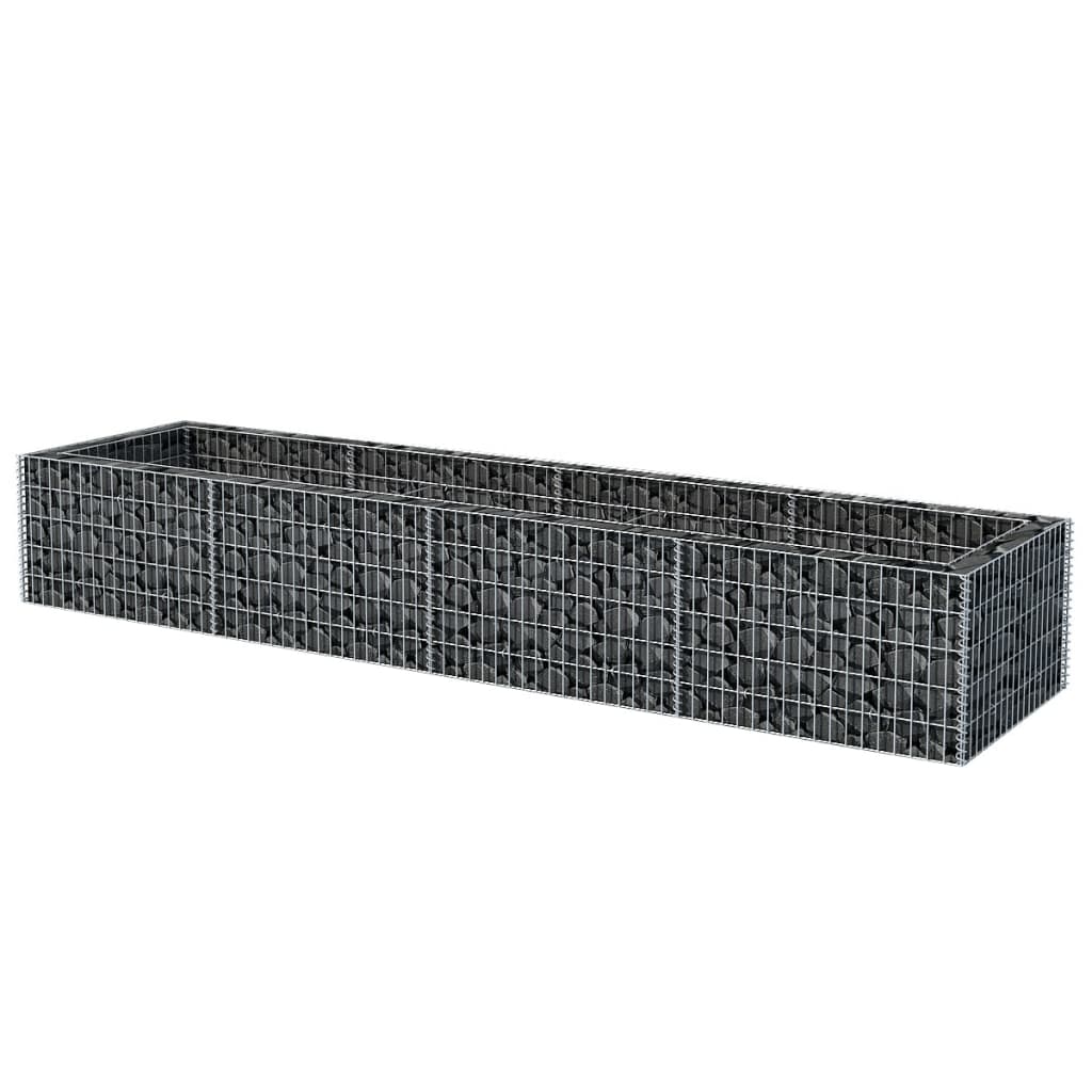 Gabion Plantenbak Verhoogd Staal 360 x 90 x 50 cm