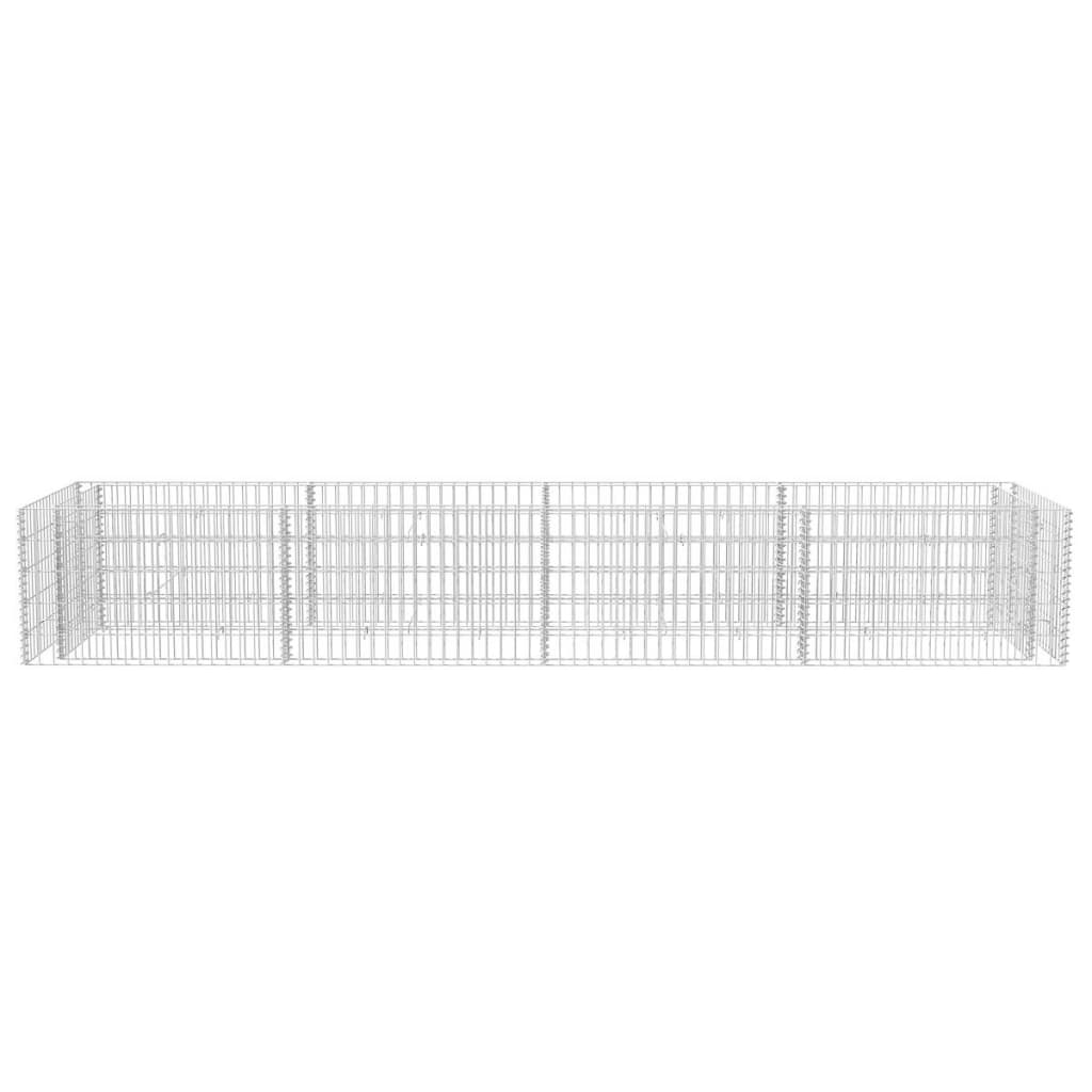 Gabion Plantenbak Verhoogd Staal 360 x 90 x 50 cm