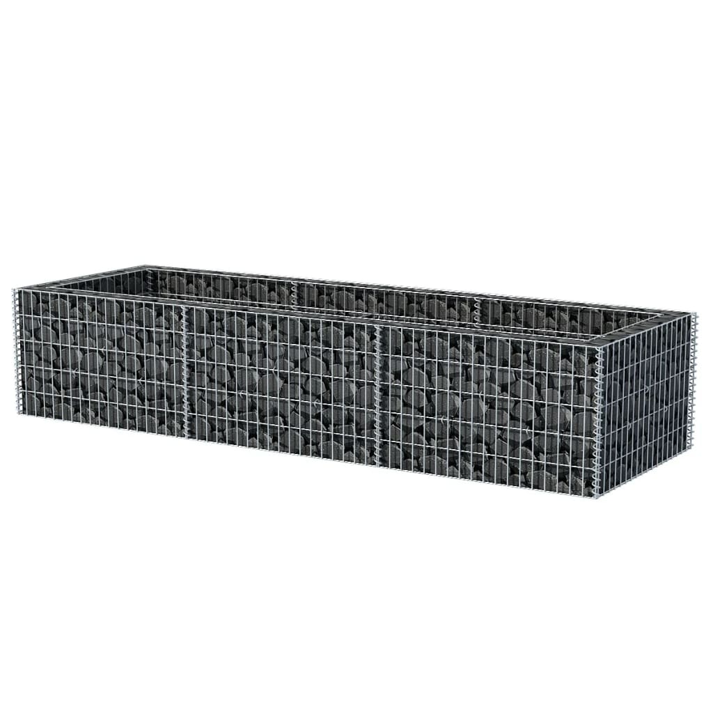 Gabion Plantenbak Verhoogd Staal 270 x 90 x 50 cm