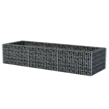 Gabion Plantenbak Verhoogd Staal 270 x 90 x 50 cm
