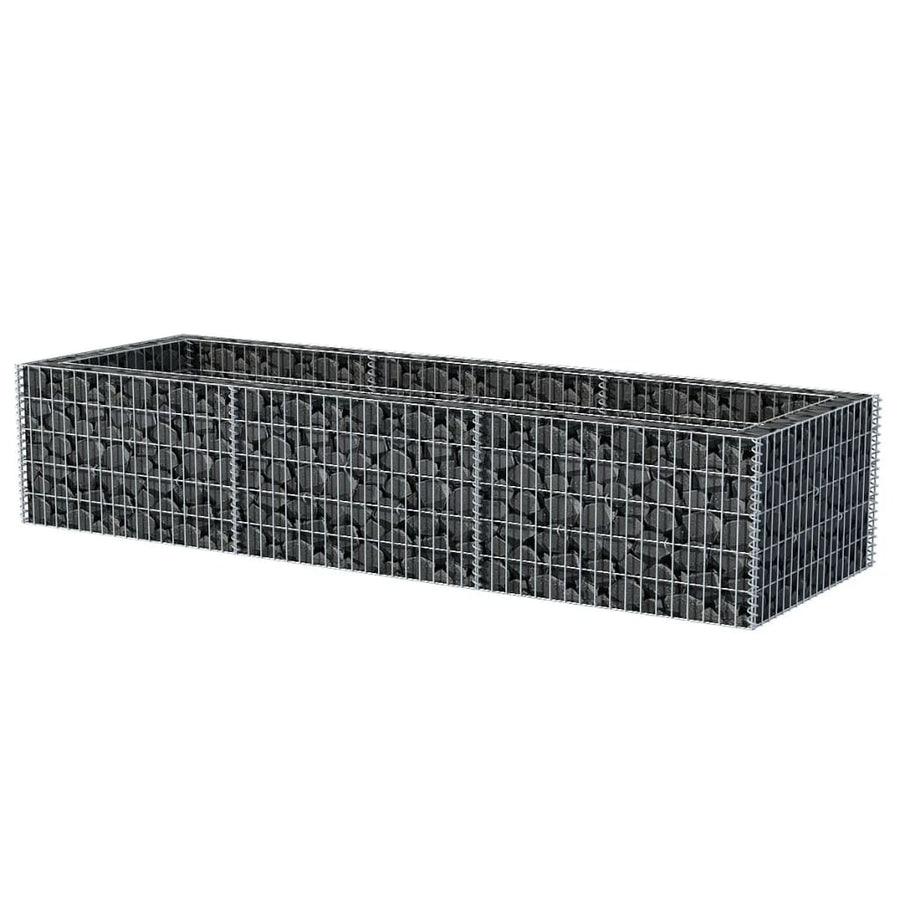 Gabion Plantenbak Verhoogd Staal 270 x 90 x 50 cm