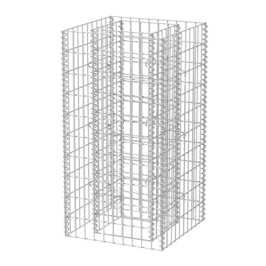 Gabion Plantenbak Verhoogd Staal 50 x 50 x 100 cm