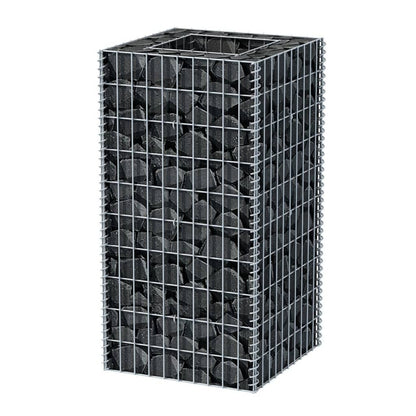 Gabion Plantenbak Verhoogd Staal 50 x 50 x 100 cm