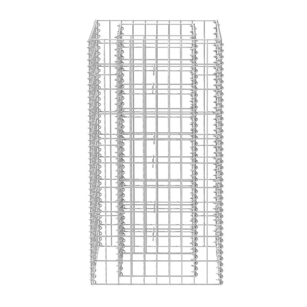 Gabion Plantenbak Verhoogd Staal 50 x 50 x 100 cm
