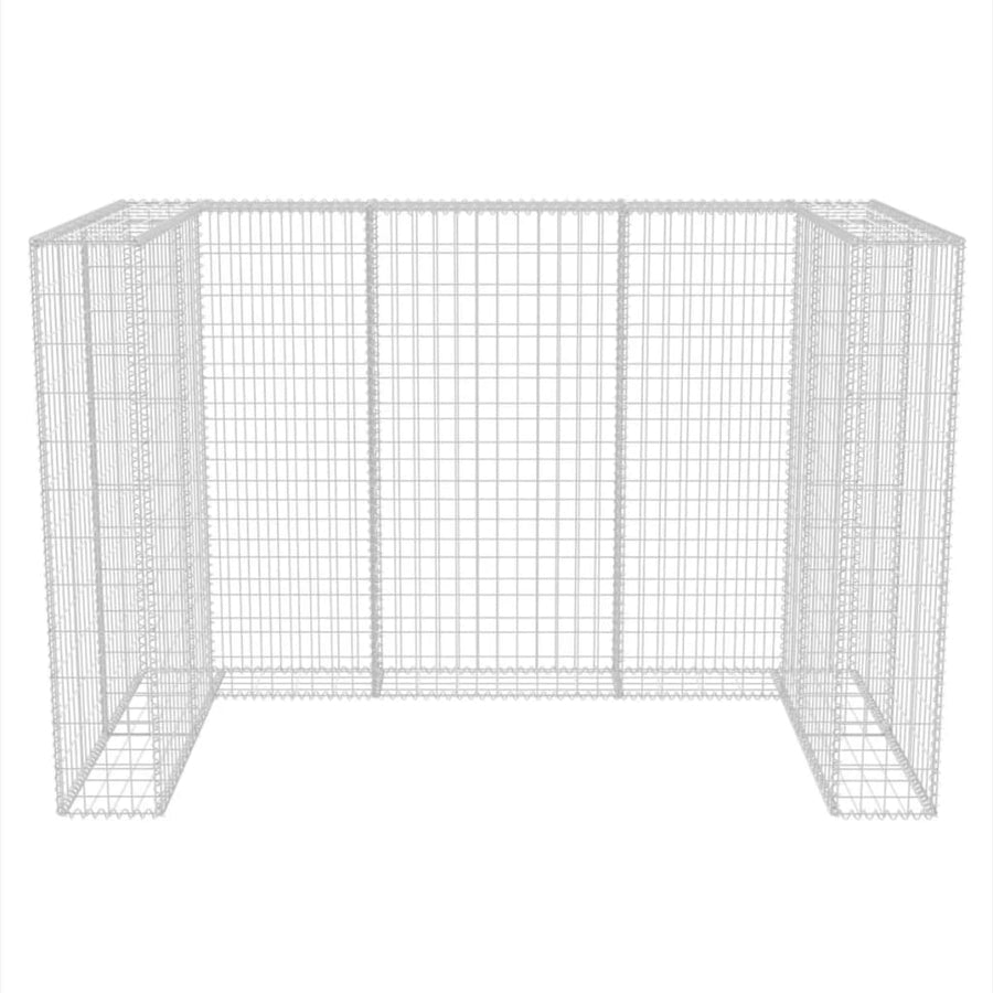Schanskorf Dubbele Vuilnisbak Ombouw Staal 180 x 100 x 120 cm