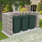 Schanskorf vuilnisbak ombouw 250x100x120 cm staal