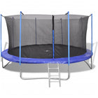 Trampolineset 457 cm zwart blauw