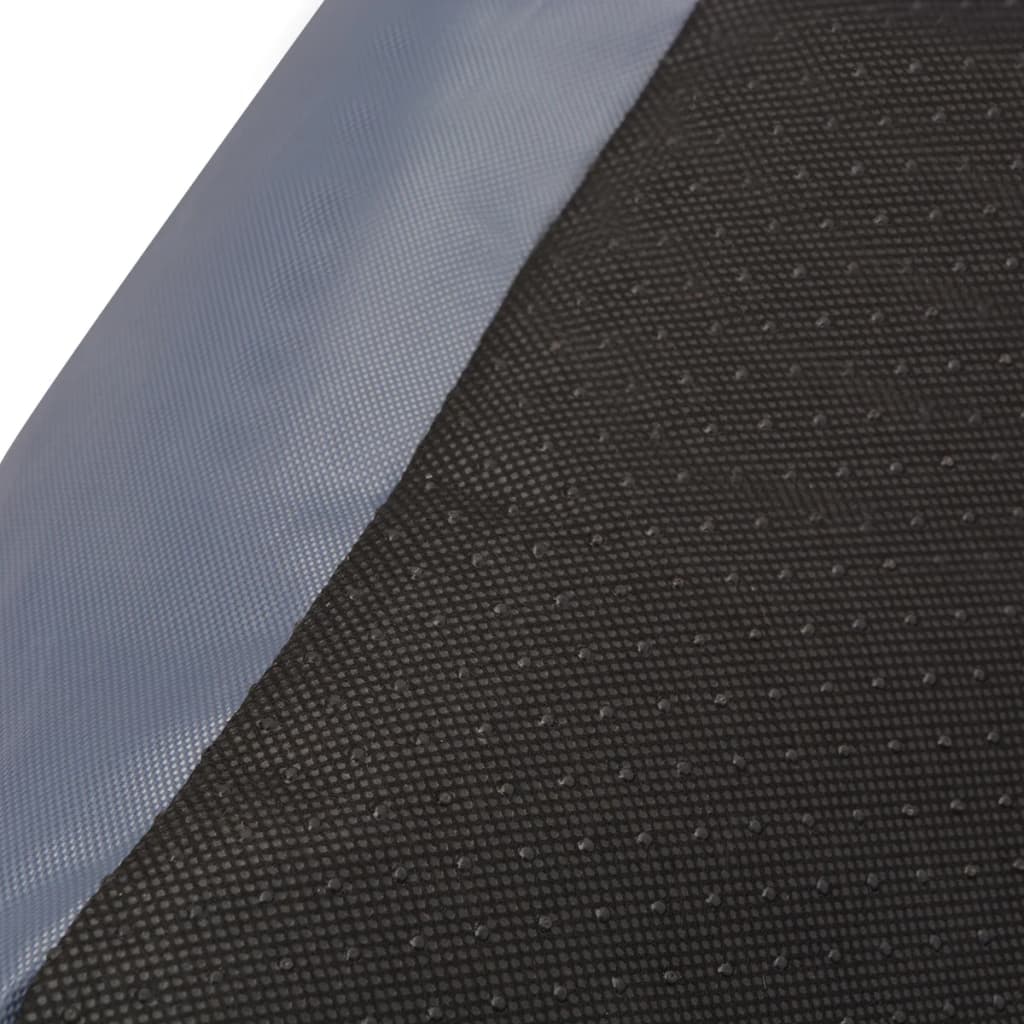 Hondenbed met gewatteerd kussen maat L grijs l