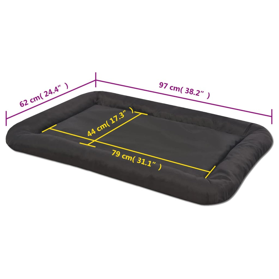 Hondenmatras maat XXL zwart xxl Zwart