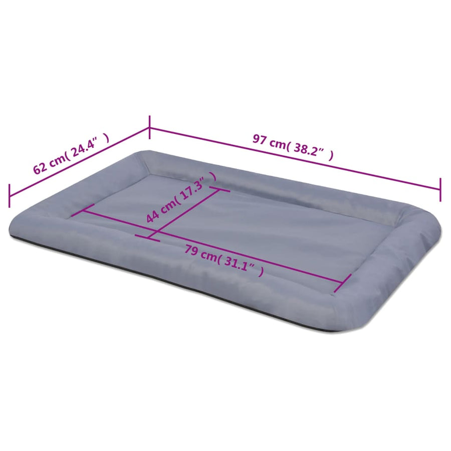 Hondenmatras maat XXL grijs xxl Grijs