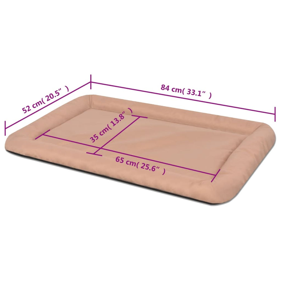 Hondenmatras maat XL beige xl Beige