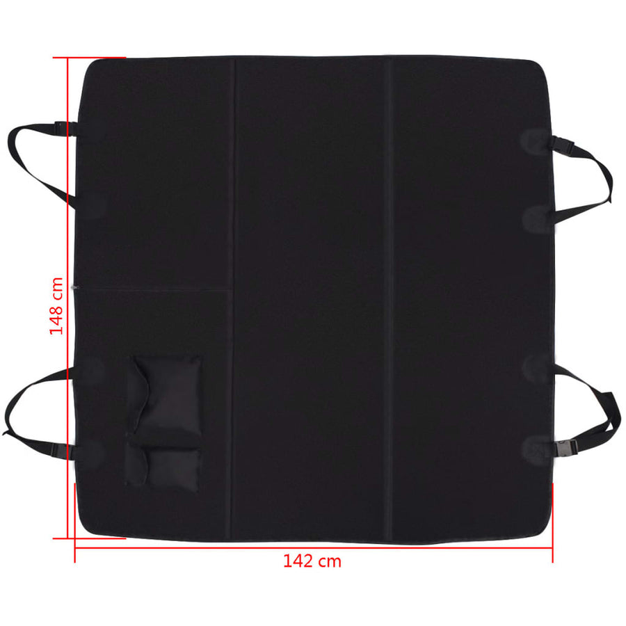 Huisdieren Achterbankhoes 148X142 Zwart