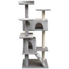 Kattenkrabpaal Met Sisal Krabpalen 125 Cm 67 x 67 x 125 cm Grijs