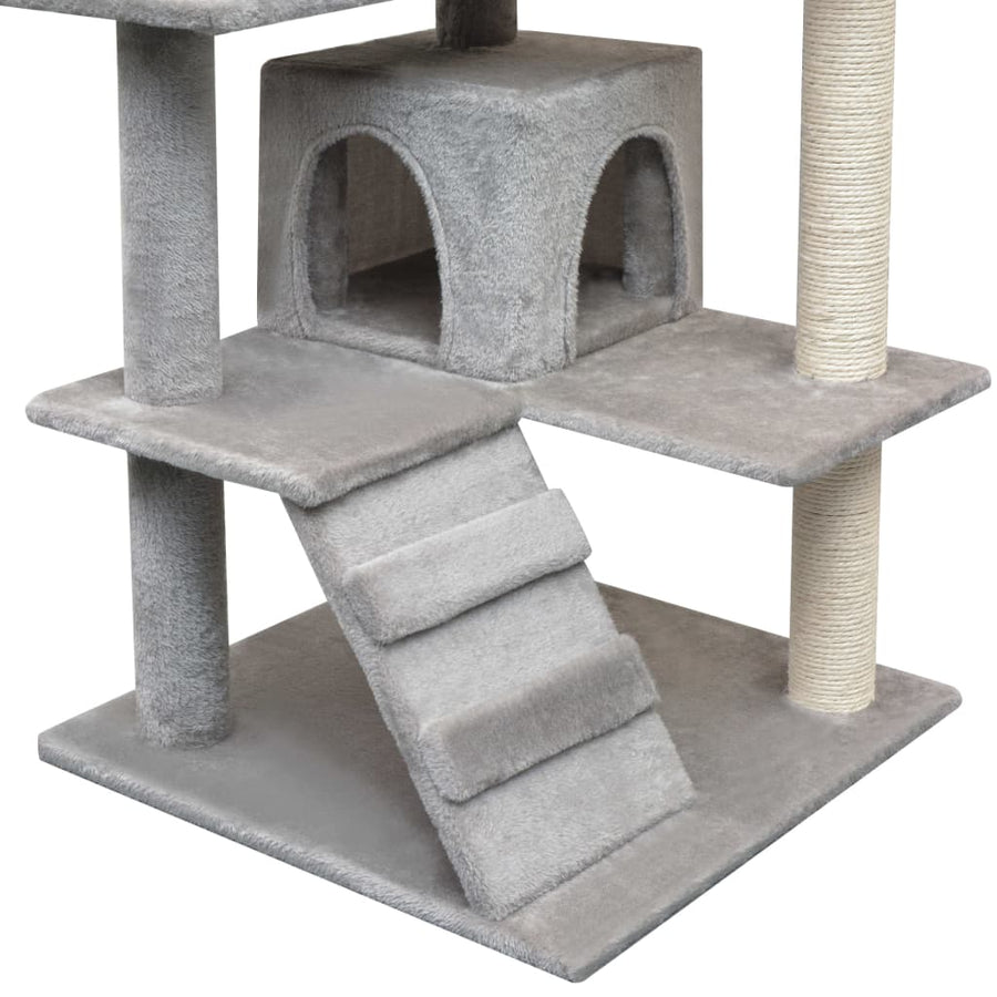 Kattenkrabpaal Met Sisal Krabpalen 125 Cm Grijs