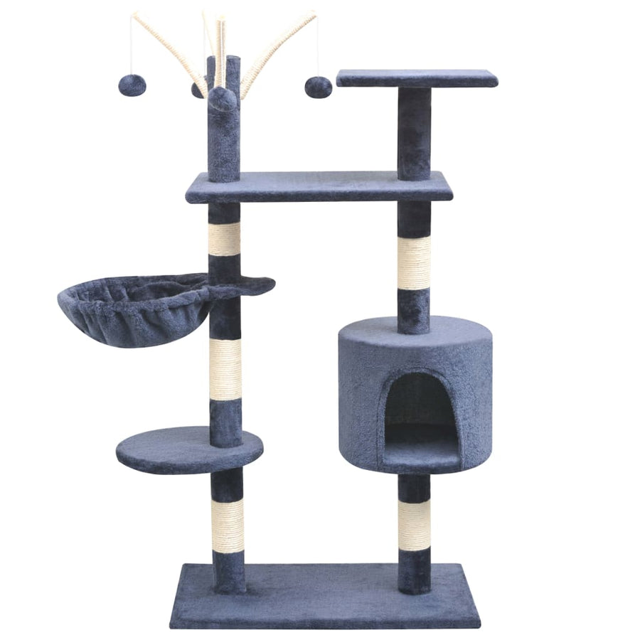 Kattenkrabpaal Met Sisal Krabpalen 125 Cm Grijs