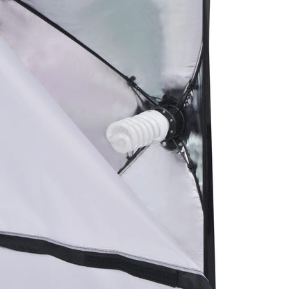 Fotostudio Set Met 5 Gekleurde Achtergronden & 2 Softboxen