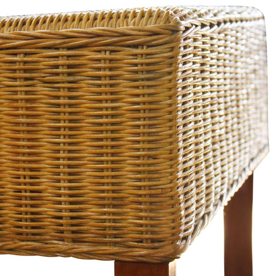 Eetkamerstoelen Natuurlijk Rattan Bruin 2