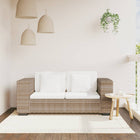 2-seater sofa Poly Rattan 7-piece set