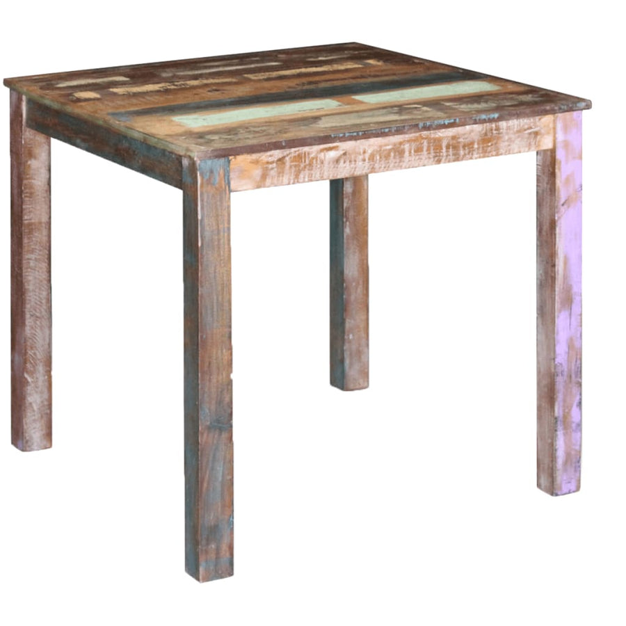 Eettafel 80X82X76 Cm Massief Gerecycled Hout 80 x 82 x 76 cm