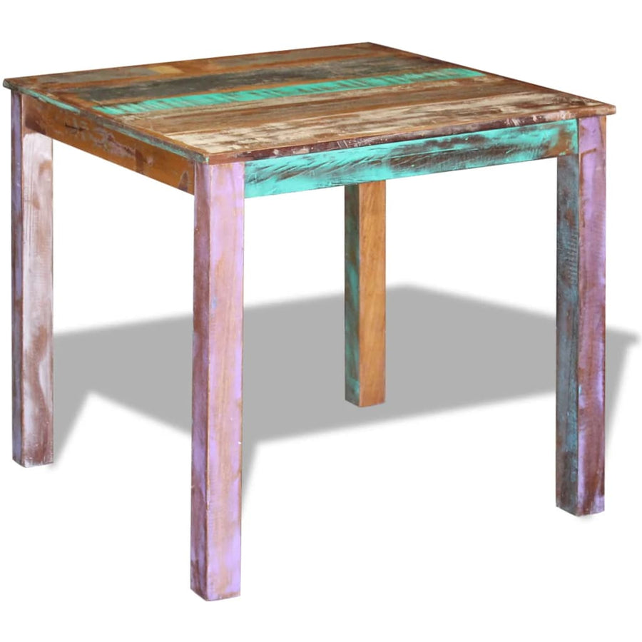 Eettafel 80X82X76 Cm Massief Gerecycled Hout 80 x 82 x 76 cm