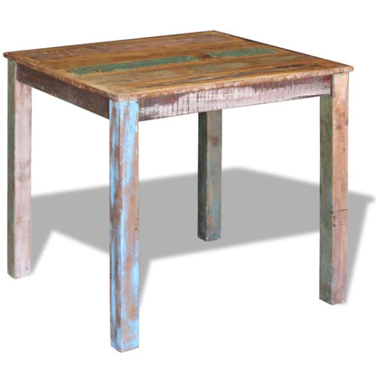 Eettafel 80X82X76 Cm Massief Gerecycled Hout 80 x 82 x 76 cm