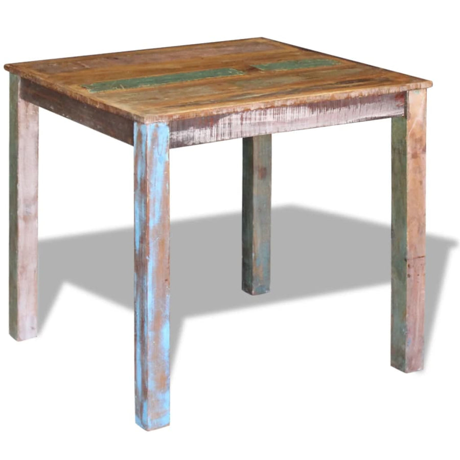 Eettafel 80X82X76 Cm Massief Gerecycled Hout 80 x 82 x 76 cm