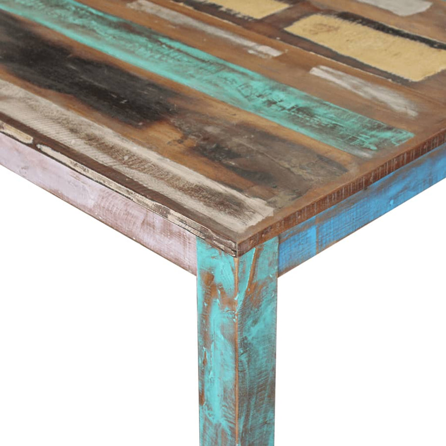 Eettafel 80X82X76 Cm Massief Gerecycled Hout 80 x 82 x 76 cm