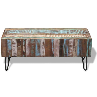 Salontafel 100X50X38 Cm Massief Gerecycled Hout