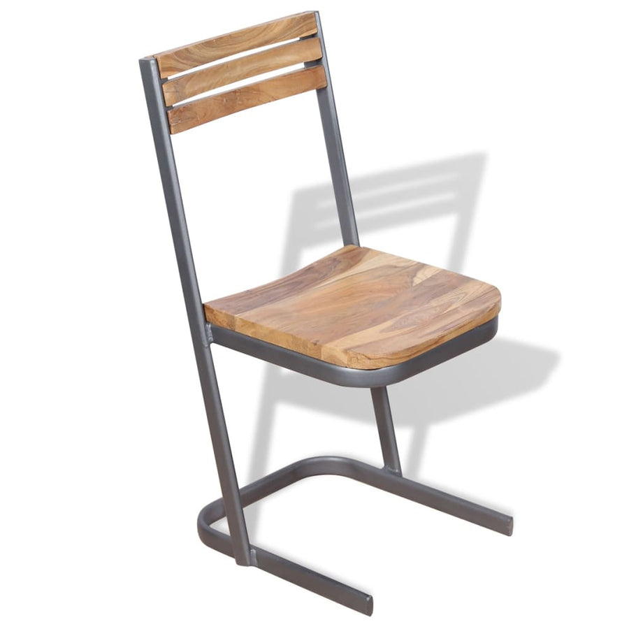 Eetkamerstoelen 2 St Massief Teakhout