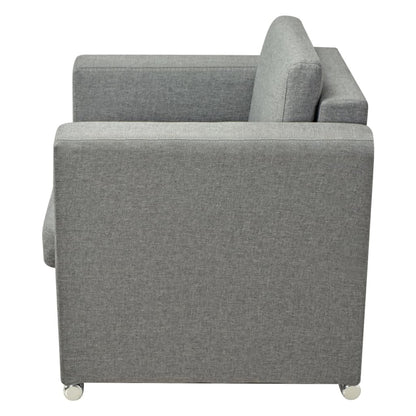 Fauteuil Stof Lichtgrijs 1