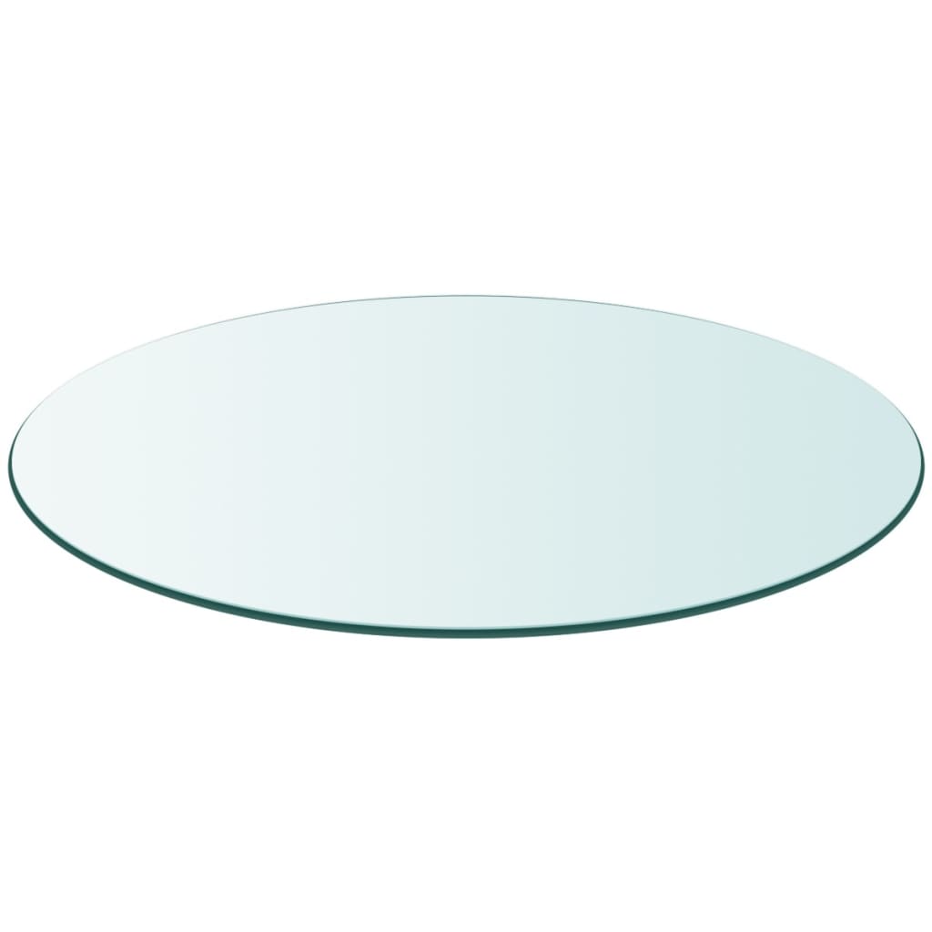 Tafelblad Van Gehard Glas 300 Mm Rond 1 Ø 30 cm Doorzichtig