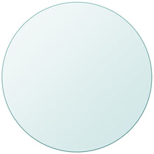 Tafelblad Rond 500 Mm Gehard Glas 1 Ø 50 cm Doorzichtig