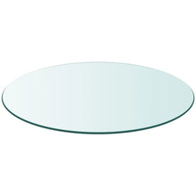 Tafelblad Rond 500 Mm Gehard Glas 1 Ø 50 cm Doorzichtig