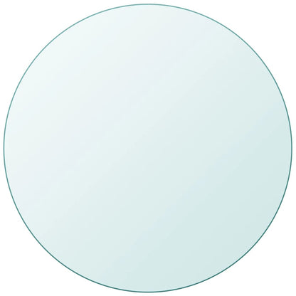 Tafelblad van gehard glas 900 mm rond