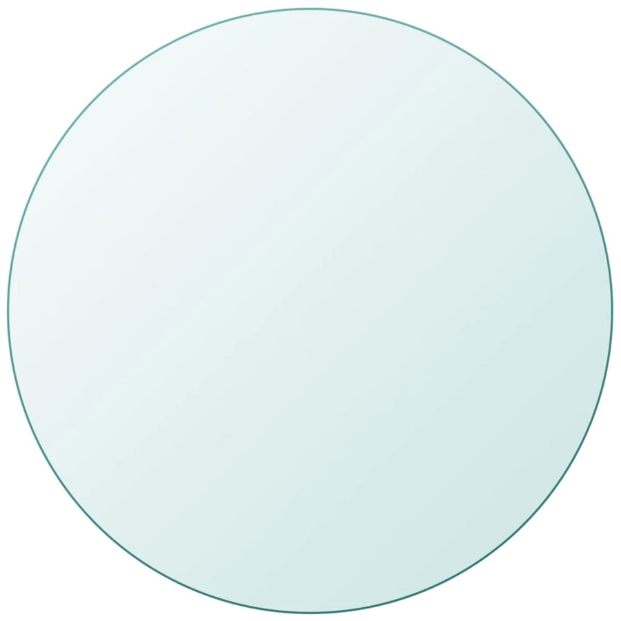 Tafelblad van gehard glas 900 mm rond