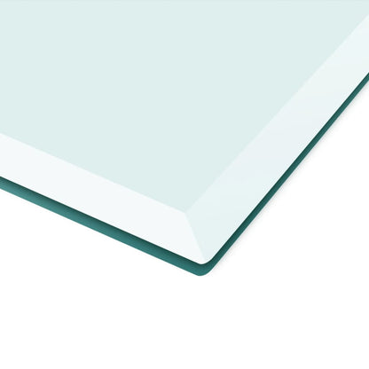 Tafelblad Van Gehard Glas 700X700 Mm Vierkant 70 x 70 cm Doorzichtig