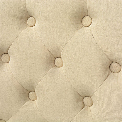 Eetkamerstoelen Stof 2 crème