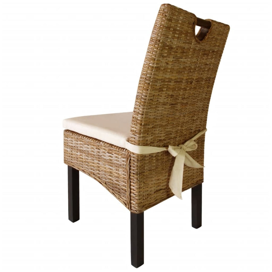 Eetkamerstoel Kubu Stuks Rattan Mangohout 2