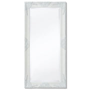 Wandspiegel Barok 100x50 cm wit hout glas