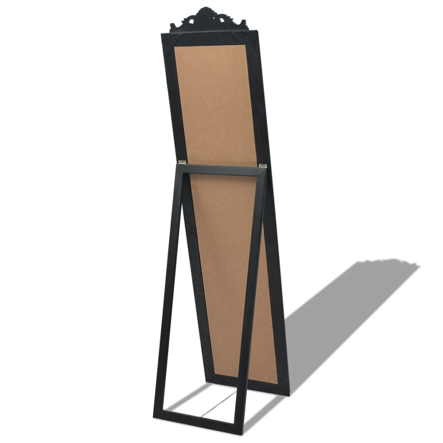 Vrijstaande Spiegel Barokstijl 60X40Cm Zwart