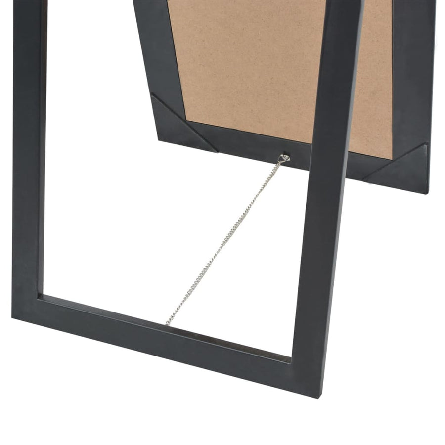 Vrijstaande Spiegel Barokstijl 60X40Cm Zwart