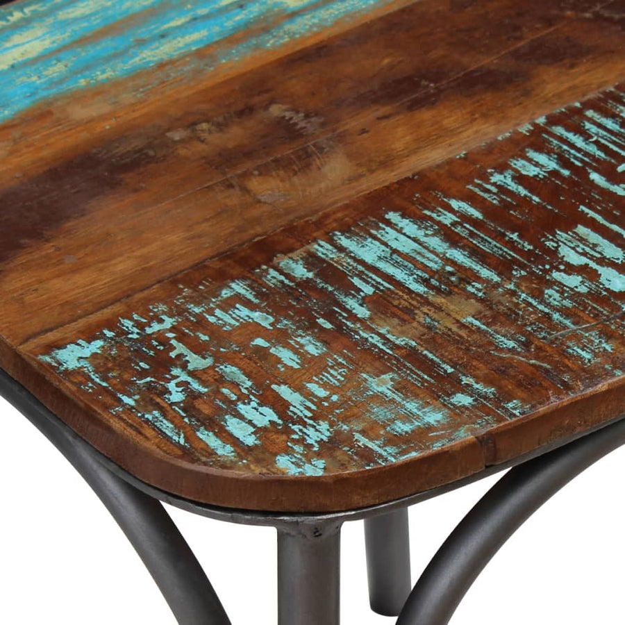 Eetkamerstoelen 2 massief gerecycled hout
